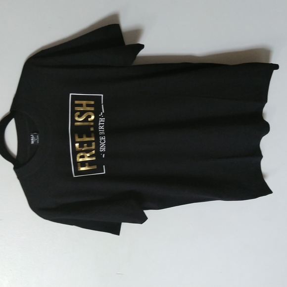 SBC Free-ish Short Sleeve Crew Neck Black T-Shirt - Picture 3 of 6